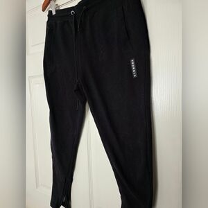 YoungLA Mens Kick Back Sweatpants Joggers Medium Gym Workout BlackStreetwear